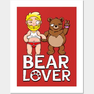 Bear Lover Blond Posters and Art